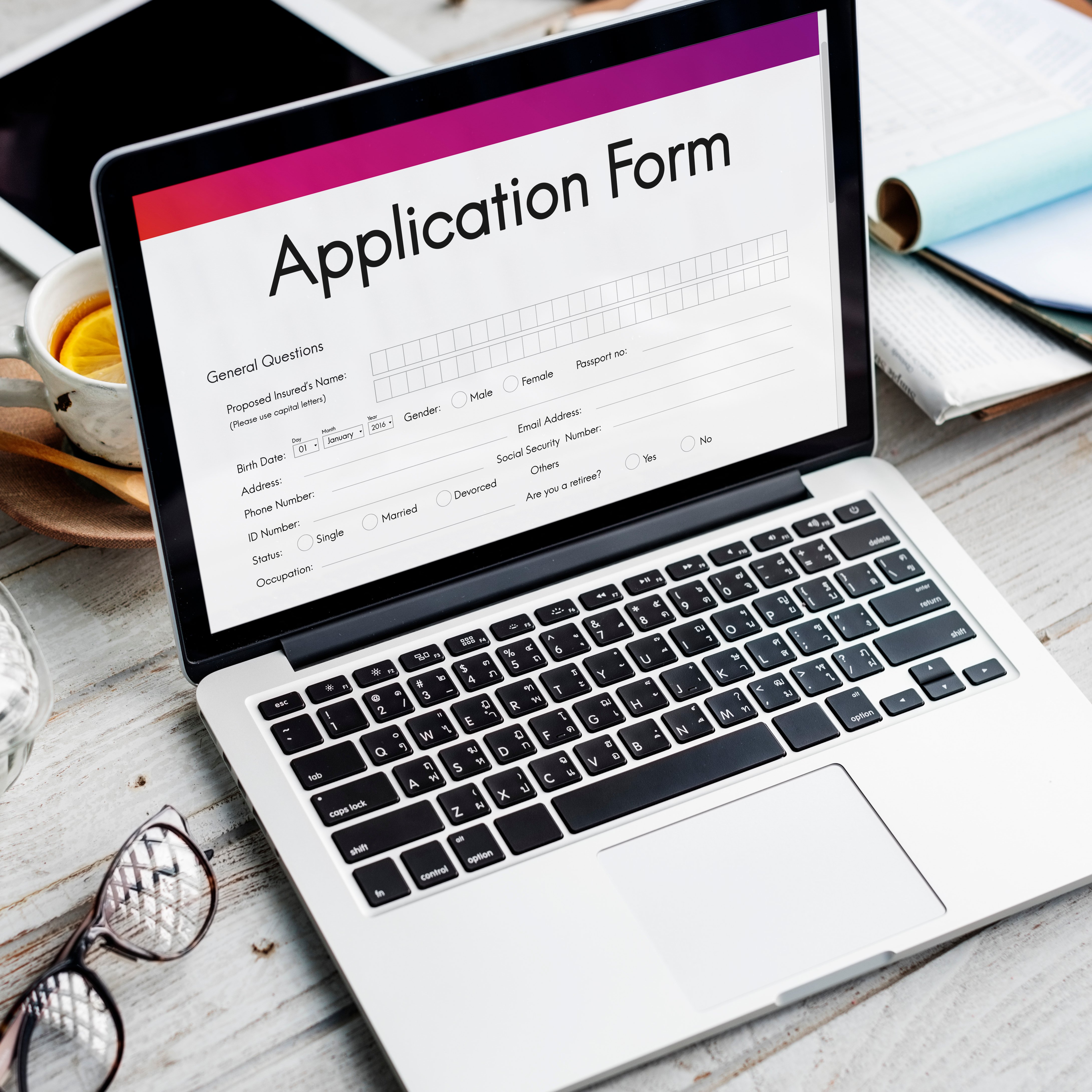 application-form-employment-document-concept